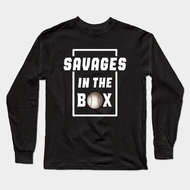 Savages in the box Long Sleeve T-Shirt by semsim